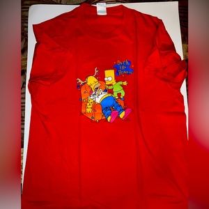 Simpsons Christmas shirt large